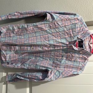 Vineyard Vines- button down, plaid